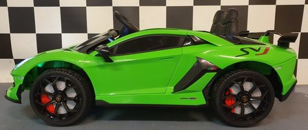 Loopaut Lamborghini Aventador groen