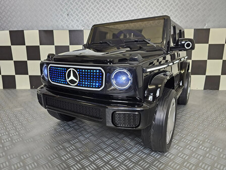 Mercedes EQG metallic zwart 12 volt GEMONTEERD EN RIJKLAAR