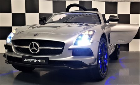 Mercedes SLS AMG zilver  