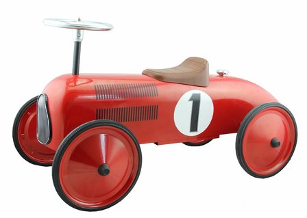 RETRO loopwagen rood