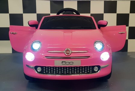 Fiat 500 roze