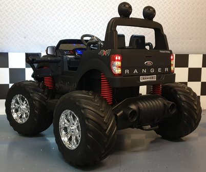 Ford Ranger Monster Truck 4WD mat zwart (2 persoons)