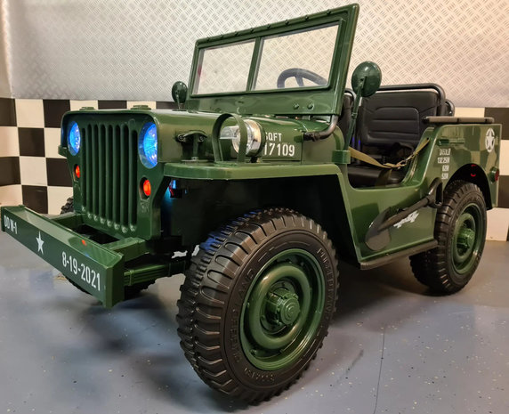 Willy's Jeep  4x4  24Volt GEMONTEERD EN RIJKLAAR