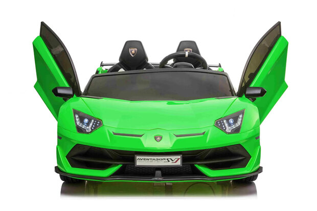 Lamborghini Aventador 2 persoons met afstandsbediening Metallic Groen