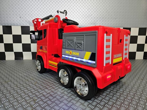 Elektrische Scania brandweer hoogwerker 12 volt
