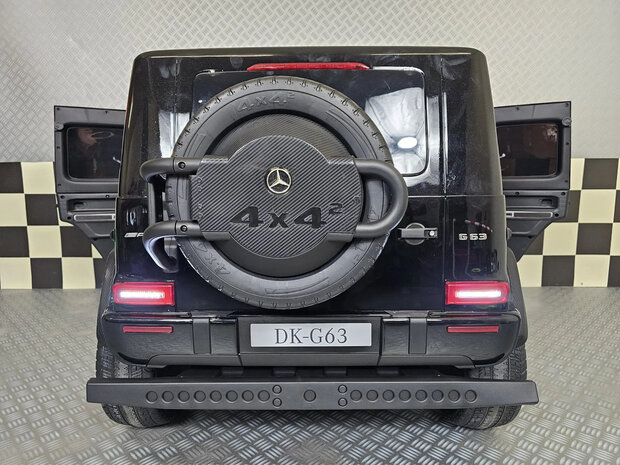 Mercedes G63 AMG 4×4 24 volt 2 persoons metallic zwart