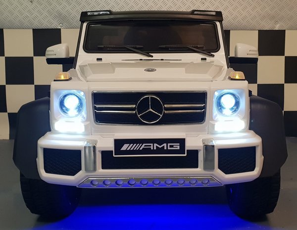 Mercedes G63 AMG 6WD wit (duozit 2 persoons)