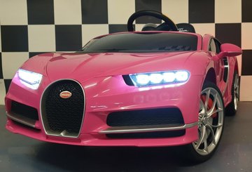 Bugatti Chiron roze GEMONTEERD EN RIJKLAAR  afgewerkt