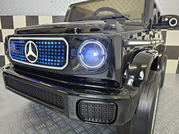 Mercedes EQG metallic zwart 12 volt GEMONTEERD EN RIJKLAAR