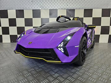 Lamborghini Auténtica paars GEMONTEERD EN RIJKLAAR